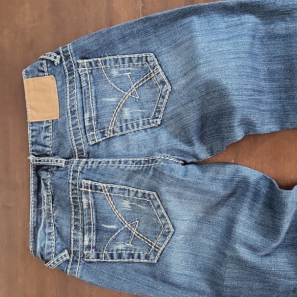 Amethyst Jeans distressed wide leg mid rise - Picture 11 of 17